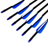 12 pezzi freccia in fibra di vetro tiro con l'arco 31.5/30/29/28 pollici albero in fibra di vetro per arco compound arco ricurvo pratica di targeting