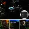 Lampade solari Luci a stringa LED 100/200 LED Fata per esterni Vacanze Festa di Natale Ghirlande Luci solari per giardino Prato Impermeabile LFA