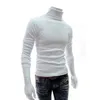 Suéter dos homens 2021 Inverno Outono Mens Turtleneck Preto Pullovers Roupas para homem de algodão malha camisola masculina puxar hombre xxl1