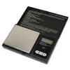 0.01 x 200g Mini bilancia digitale di precisione per bilance tascabili elettroniche in argento sterling con bilancia per gioielli OOA3469