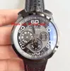 Luksusowy Wristwatch 2017 Brand New Autentyczne Bombberg Bolt 68 Kwarcowy Chrono Czarna Skórzana Bransoletka Zegarek 45mm Mężczyźni Zegarki Najwyższej Jakości