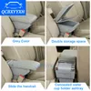 New Update 8th For Ford Fiesta 2009-2016 Armrest Box Hand Switch Gear Center Storage Box 3 Colors Products Accessory Car-styling