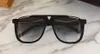 남성 증거 선글라스 케이스 0937 블랙 골드 백만 장자 선글라스 패션 선글라스 일 새로운