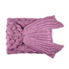 Blankets Partihandel - Cammitever Blanket Tail Ull för sofftäcke Stil Trend Vuxna Barn Koppla av Sovande Nap Färgglada Blanketter1