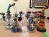 2018 Hitman Glass Bubbler Banger Paddestoel Bloem Beker met 4mm Dikke Quartz Banger Oil Rig DAB Glas Bong Dik Glas Goedkope Prijs