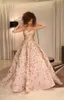 Gorgeous Pink Sweetheart Prom Dresses With Gold Sequins Beaded Evening Gowns Ball Gown Sweep Train Formal Party Dress Custom Made