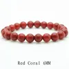 2017 new 6MM natural stone red agate amethyst green oriental solid color female bracelet fine work best gift