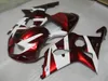 Kit carenatura parti carrozzeria aftermarket per Suzuki GSXR1000 00 01 02 set carene bianco rosso vino GSXR1000 2000 2001 2002 OT11