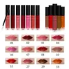 Maquillaje impermeable completo, lápiz labial líquido de terciopelo mate, brillo de labios, delineador de labios, pinceles para labios, juegos de maquillaje de larga duración Cosmeti8037568