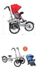 Tricycle Parent-enfant chaud porte-bébé poussette polyvalent pliant mère et enfant Tricycle bébé enfants transporteur vélo