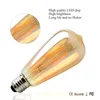 Lampadina a filamento LED Edison vintage dimmerabile ST64 E27 220V 2W 4W 6W 8W Lampadine Edison retrò 110V Lampada a led Sostituisci luce a incandescenza