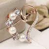 Wholesale- Hot Women Gorgeous Heart Shape Shiny Rhinestone Brooch Pin @M23