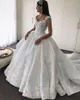 Romantic Princess Ball Gown Trouwjurk Lace Wedding Dresses 2021 robe de mariage Applique Bridal Gowns