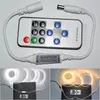 Controlador Mini Mini Controlador de LED Controlador Remote sem fio para coloração única 5050 3528 Luz de tira 11 TENHAS DIMER