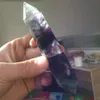 120g 100% NATURAL Double Points Purply and Green Fluorite CRYSTAL WAND HEALING crystal POINTS Home Decor Ornaments