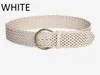 female chastity belt simple wide knitting leather belt for women and ladies designer belts summer fashion for dress