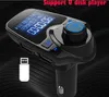 T11 Bluetooth Hands-free Car Kit With USB Port Charger And FM Transmitter Support TF Card MP3 Music Player VS BC06 BC09 T10 X5 G7 Car Kit