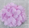 18CM/7,1" Künstliche Hortensie Dekorative Seidenblume Kopf für Hochzeit Wand ArchDIY Haarblume Home Dekoration Zubehör Requisiten