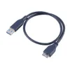 Freeshipping 5 teile/los USB 3.0 Stecker A auf Micro B Kabel Adapter Konverter Für Externe Festplatte Festplatte HDD Hohe Geschwindigkeit ca. 45 cm