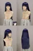 Fri frakt Narutos Shippuden Hinata Hyuga BlueBlack Mixed Cosplay Peruk 80cm