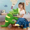 Dorimytrader Neue Pop 120 cm Riesige Weiche Anime Triceratops Plüsch Spielzeug 47 zoll Gefüllte Cartoon Dinosaurier Puppe Kissen Kind Kinder geschenk DY61729