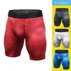 Hot męska Drukuj Sporty Spodenki Tight Shorts Szybki Suchy Odpowietrznik Running Legginsy Fitness Legginsy Mężczyzna Trening Gym Spodenki Sportowe