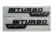 1 paire BITURBO 4MATIC Lettres Tronc Badge Emblème Autocollant pour Mercedes-Benz AMG