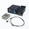 Freeshipping 1kitsデジタル調整可能なPID温度コントローラパネルサーモスタットPC410 + REX-C100 + MAX.40A SSRリレーKサーモカップルプローブ
