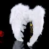 Nuova Fashion Feather Angel Wings The Little Princess Masquerade Feather Wing per Halloween Christmas Day Nightclub Party9313400