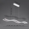 現代のシャンデリアの長方形LEDペンダントの照明器具白いアクリルのシャンデリアランプ照明通路ポーチの吊り下げライト