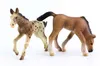 4 estilo figura caballo sólida pvc juguetes Mini imitación de animales juguetes modelo 4.5-12cm para regalos del día de hildren