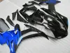 Gratis anpassad mairing -kit för Yamaha YZF R1 02 03 Blue Black Bodywork Fairings Set YZF R1 2002 2003 OI24