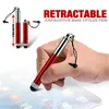 Retractable Capacitive Mini Stylus Touch Screen Pen With Sling for iphone Samsung HTC LG Tablet Free Shipping