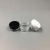 1ML/1G Plastic Empty Jar Cosmetic Sample Clear Pot Acrylic Make-up Eyeshadow Lip Balm Nail Art Piece Container Glitter Bottle Travel