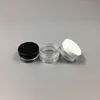 1ML1G Plastic Empty Jar Cosmetic Sample Clear Pot Acrylic Makeup Eyeshadow Lip Balm Nail Art Piece Container Glitter Bottle Trav8390258