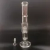 High quality heavy glass hookah 2 perc (GB-294)