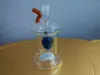 Tuyaux de pulvérisation multi-ronds Accessoires pour bongs en verre, Tuyaux colorés pour fumer Tuyaux en verre incurvés Tuyaux de brûleur à mazout Tuyaux d'eau Dab Rig Verre Bo