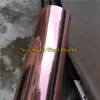 Högkvalitativ Rose Gold Car Vinyl Wrap Chrome Car Body Wrapping Film för bil styling bubbla fri