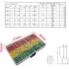 990-teiliges Sortiment-Set für Rohrenden, Klemmen, Aderendhülsen, Crimper, Crimpzange