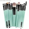 15Pcs Cosmetic Makeup Brushes Set Powder Foundation Eyeshadow Eyeliner Lip Brush Tool Brand Make Up Brushes 100 sets/lot DHL free