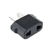 Оптовая Высокое качество США / ЕС / AU AC Plug Plug Адаптер Travel Travel Charger Адаптер Два Пина Черный