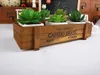 5pcslot Zakka florpot de madeira retro madeira jardinagem carnuda caixa de armazenamento de madeira de flor suculenta criativa J09319525463