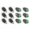 100pcs \ Lot bornier à vis vers RCA femelle pour adaptateur vidéo TV connecteur Cinch