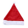 Christmas Hat Dorosłych Dzieci Boże Narodzenie Party Cap Czerwony Pluszowy Santa Kapelusz Dla Kostium Xmas Boks Dekoracji Prezent