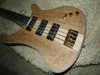 Benutzerdefinierte 4003 Bass goldene Brücke 4 Saiten einteiliger Hals Bassgitarre Holz Handbuch E-Bass Made in China kostenloser Versand