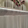 3M*3M Ice Silk Materiał Wysokiej jakości biały lub kolorowy ślub Wedding Wedding Dekoracja Zasłona dekoracji