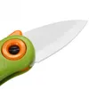 1 st utomhus campingfågelformad vikning keramisk knivfrukt grönsaker skärande miniknivar picknicktillbehör slumpmässig färg8533274