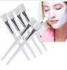 Kit di pennelli per maschere facciali Pennelli per trucco Occhi Maschere per la cura della pelle del viso Applicatore Cosmetici Casa Maschera per gli occhi per il viso fai-da-te Usa strumenti Maniglia trasparente DHL