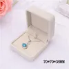 Fashion Jewelry Boxes Pink&Creamy-white Velvet Ring Earrings pendant Necklace bracelet bangle Classic Show Luxury Octagonal Gift Case Box