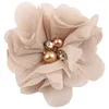 Baby Girls Barrettes Hair Clips kids Barrette toddler Infant Flowers Hairpin children hair accessories bobby pin with pearl rhinestone QH064